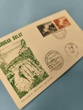 Enveloppe FDC premier jour émission Vietnam Thac Gougah Dalat timbres 1963