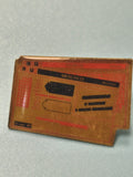 Vintage pin's loto rectangulaire graphique ancien jeu de hasard collection
