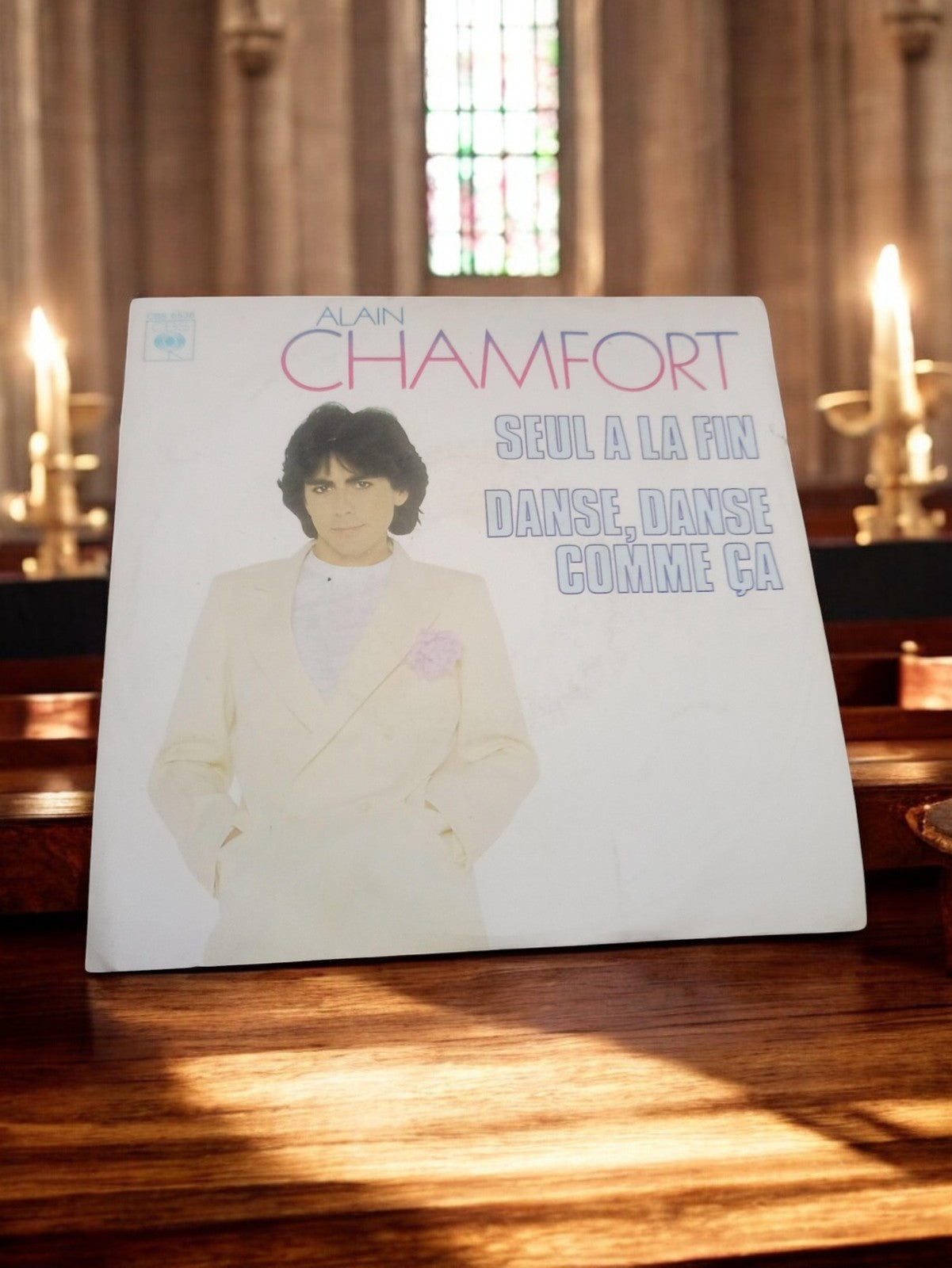 Vinyle 45 tours Alain Chamfort Seul à la fin Danse Danse vintage pop français