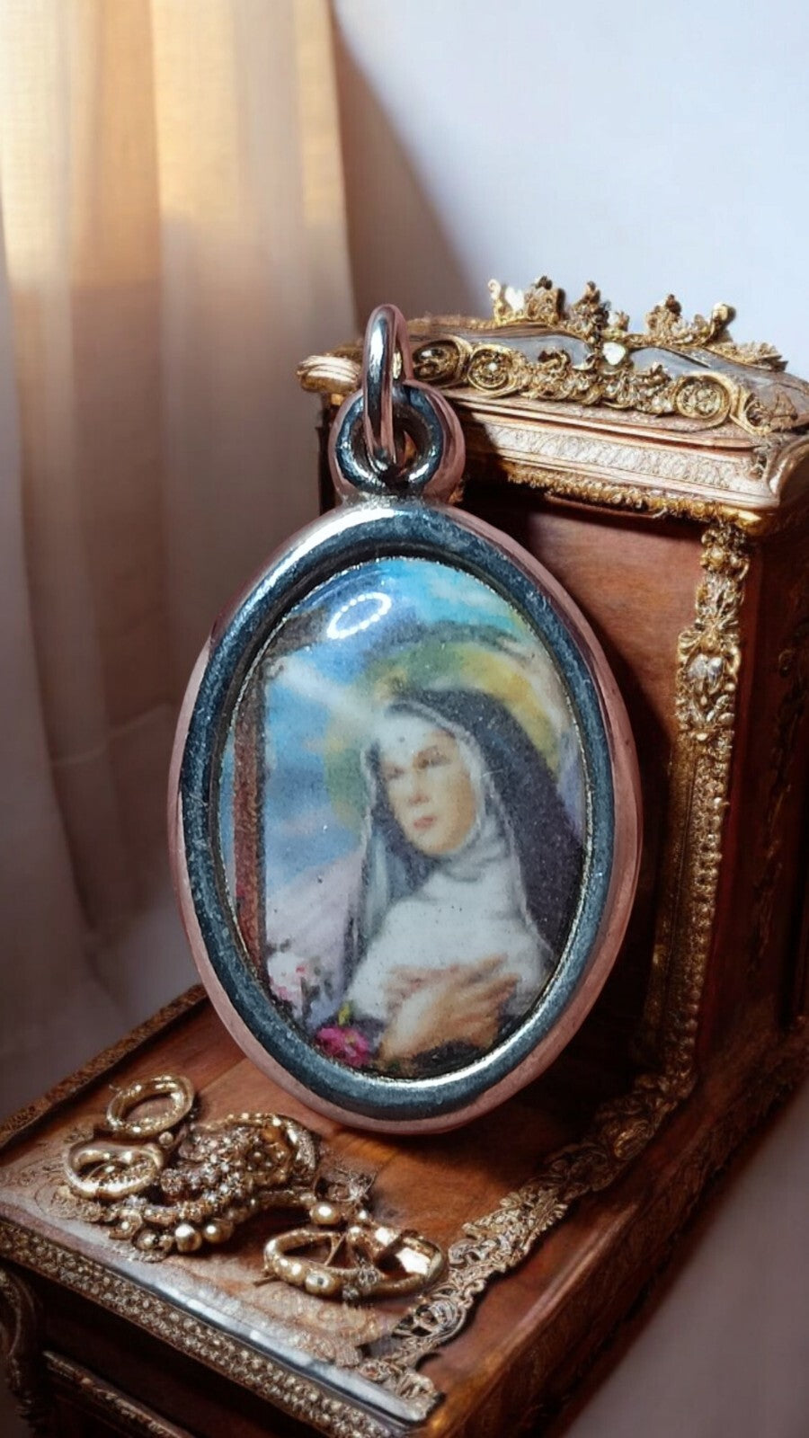 Médaille Religieuse Vintage - Histoire Sacrée - Occasion