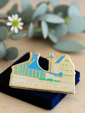 Pin's vintage Ville de Rouen Place du Vieux Marché édition limitée émaillé