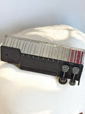Véhicule miniature ancien TCR Ideal Toy, wagon rétro, aspect chromé, vintage