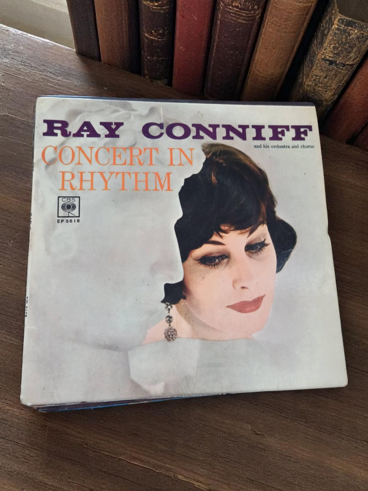 Vinyle 45 tours Ray Conniff Concert in Rhythm vintage CBS pochette rétro