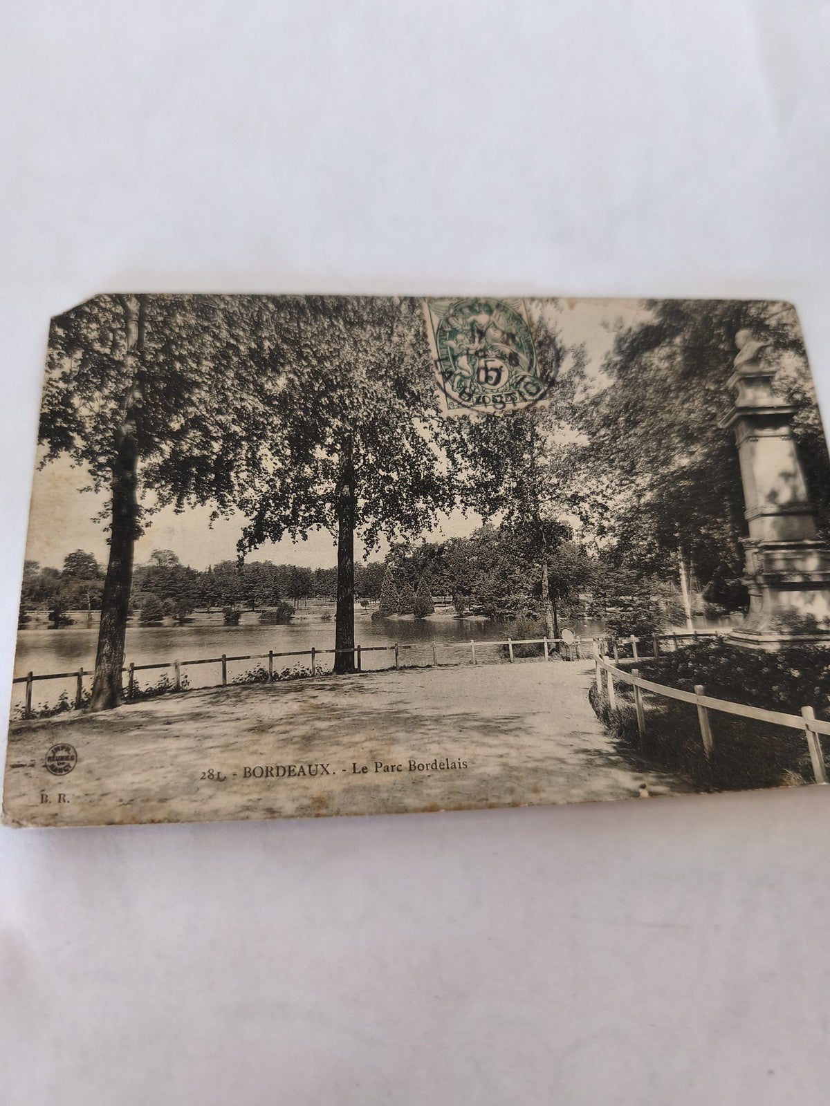 Carte postale ancienne vintage Bordeaux collection rétro France illustrée