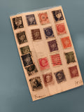 Timbres France anciens oblitérés – lot portrait Pétain, divers formats, philatél