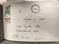 Lettre affranchie Roumanie 1968 cachet Bucarest timbre train Philatélie USA