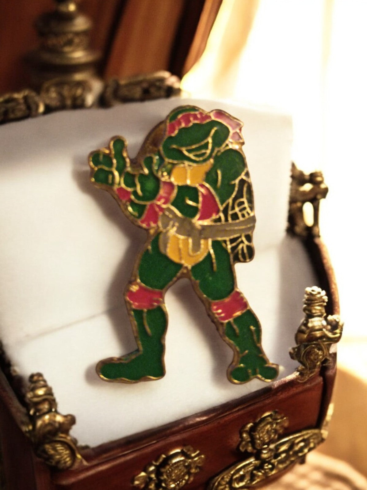Pin's vintage Tortues Ninja TMNT - Accessoire rétro des années 90