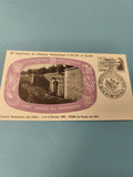 Carte postale philatélie La Seyne sur Mer Fort Napoléon 1981 timbre exposé