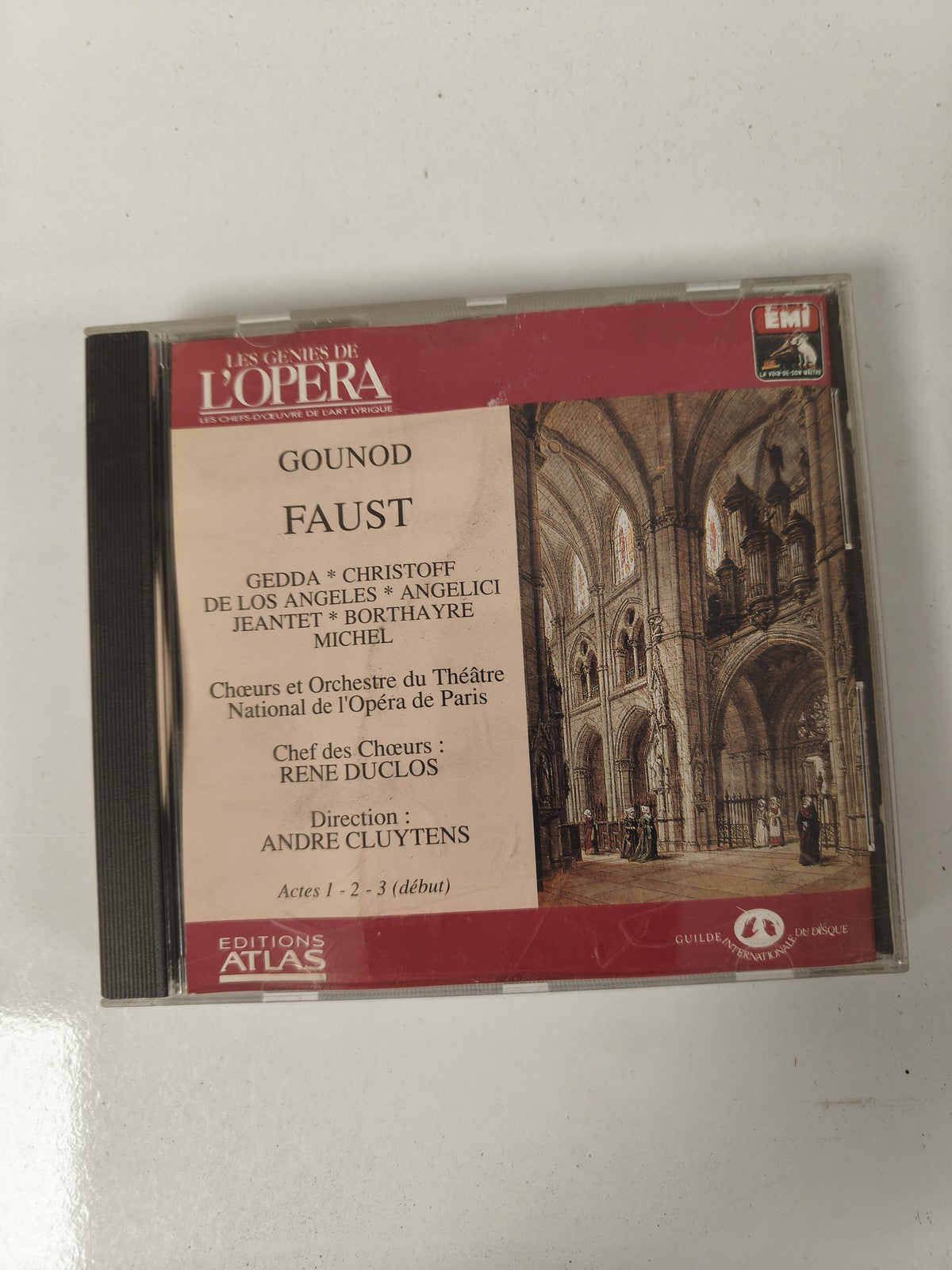CD Gounod Faust Les Génies de l?Opéra EMI André Cluytens Ch?urs Paris