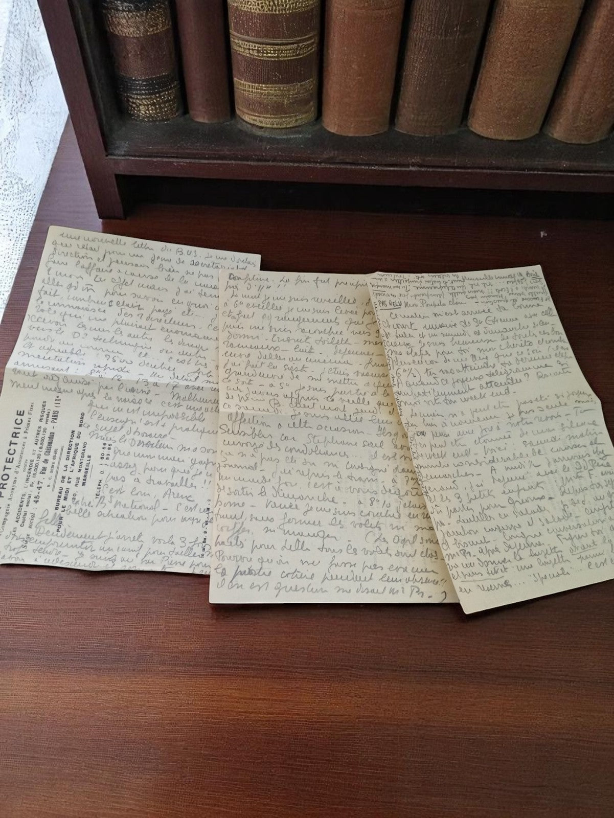 Lettre manuscrite ancienne Guerre 39-45 témoignage émouvant vintage WW2