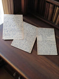 Lettre manuscrite ancienne 1939-1945, correspondance guerre, écriture bleue vint