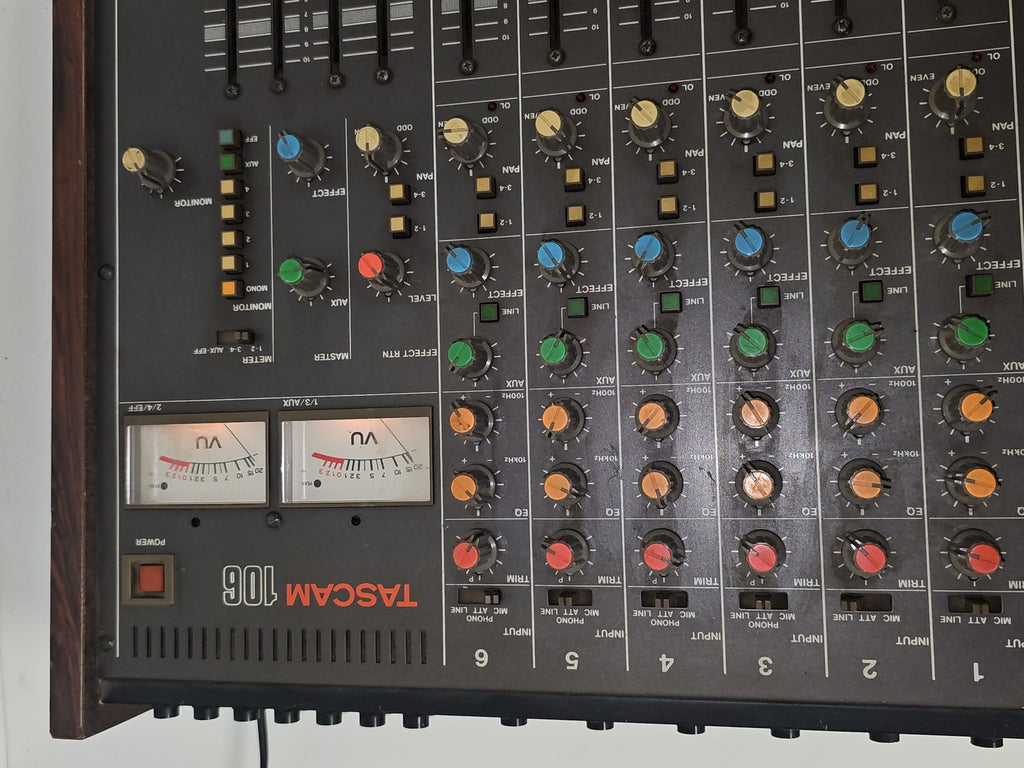 Table de mixage Tascam M-106 audio 6 canaux, console DJ studio, équipement son