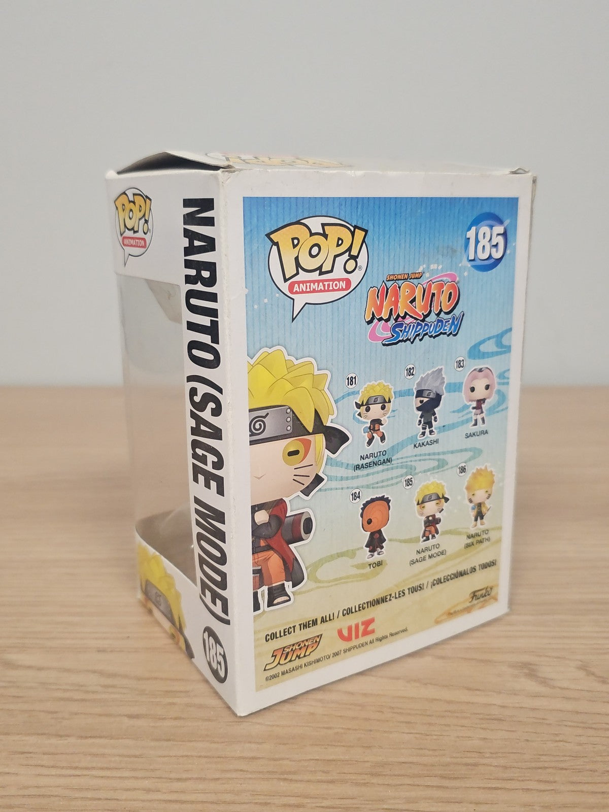 Funko Pop Naruto Shippuden 185 vintage rare, figurine ancienne collection Funko