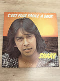 Vinyle 45T Shake "C'est plus facile à deux" pochette soleil et mer