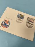 Enveloppe FDC timbre Suisse premier jour Société de sauvetage Léman 1985
