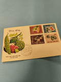Ancienne enveloppe FDC Vietnam 1967 timbres fruits ? Première journée Saïgon
