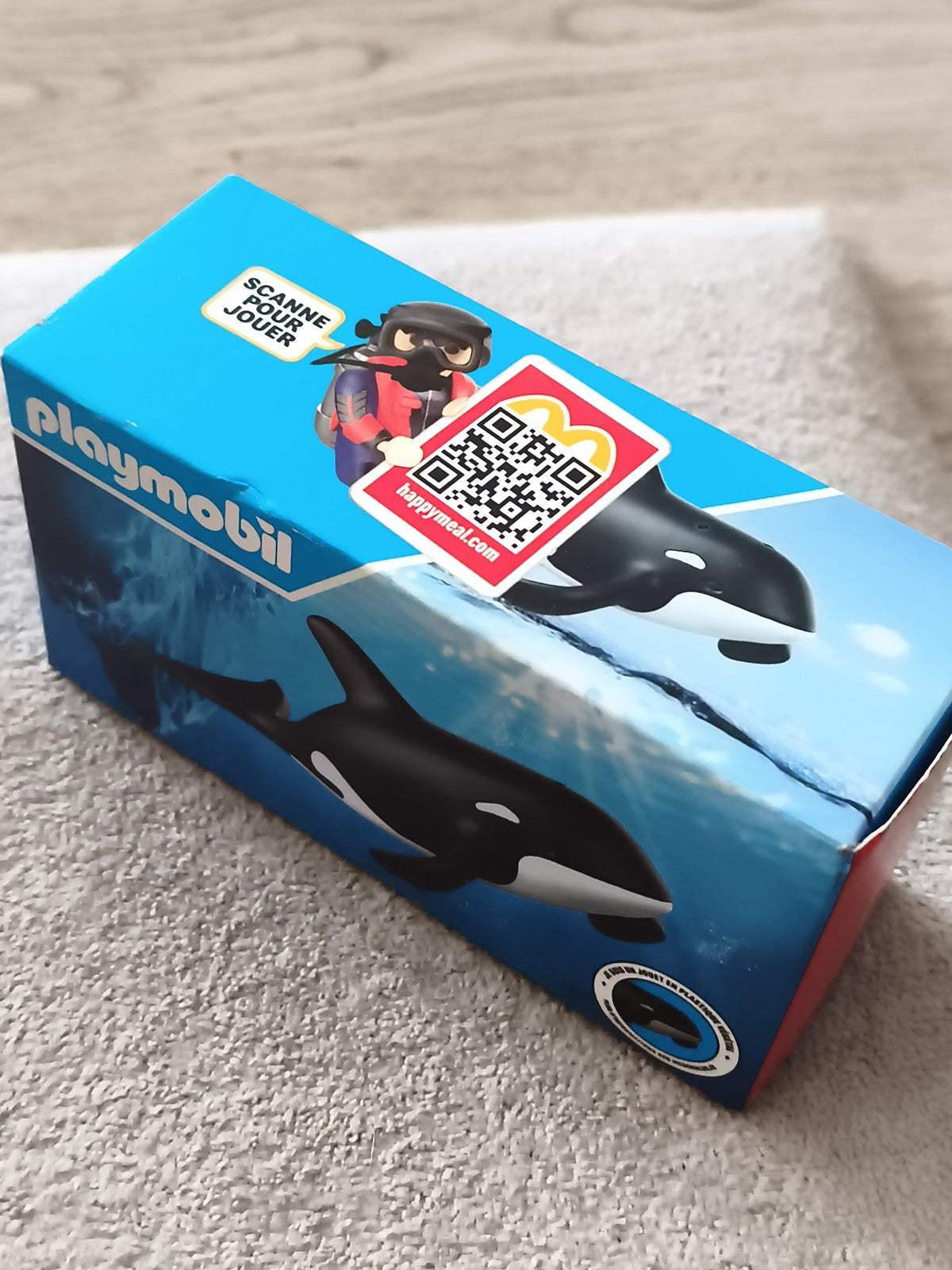 Figurine orque Playmobil boîte scellée McDonald's Happy Meal jouet