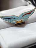 Insigne aviation ancien A-Noble-Haut ailes émaillées vintage badge aéronautique