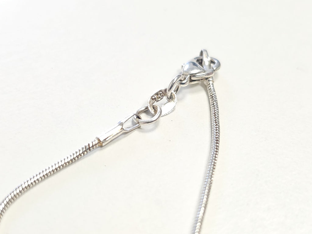 Collier ancien en argent massif 5,3g vintage bijou rétro pour collectionneur