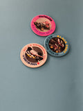 Pogs vintage voitures RC années 90 lot x3 Menko, The Falcon Black Foot