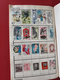 Classeur de timbres Tchécoslovaquie, pages illustrées, choix varié, d?occasion