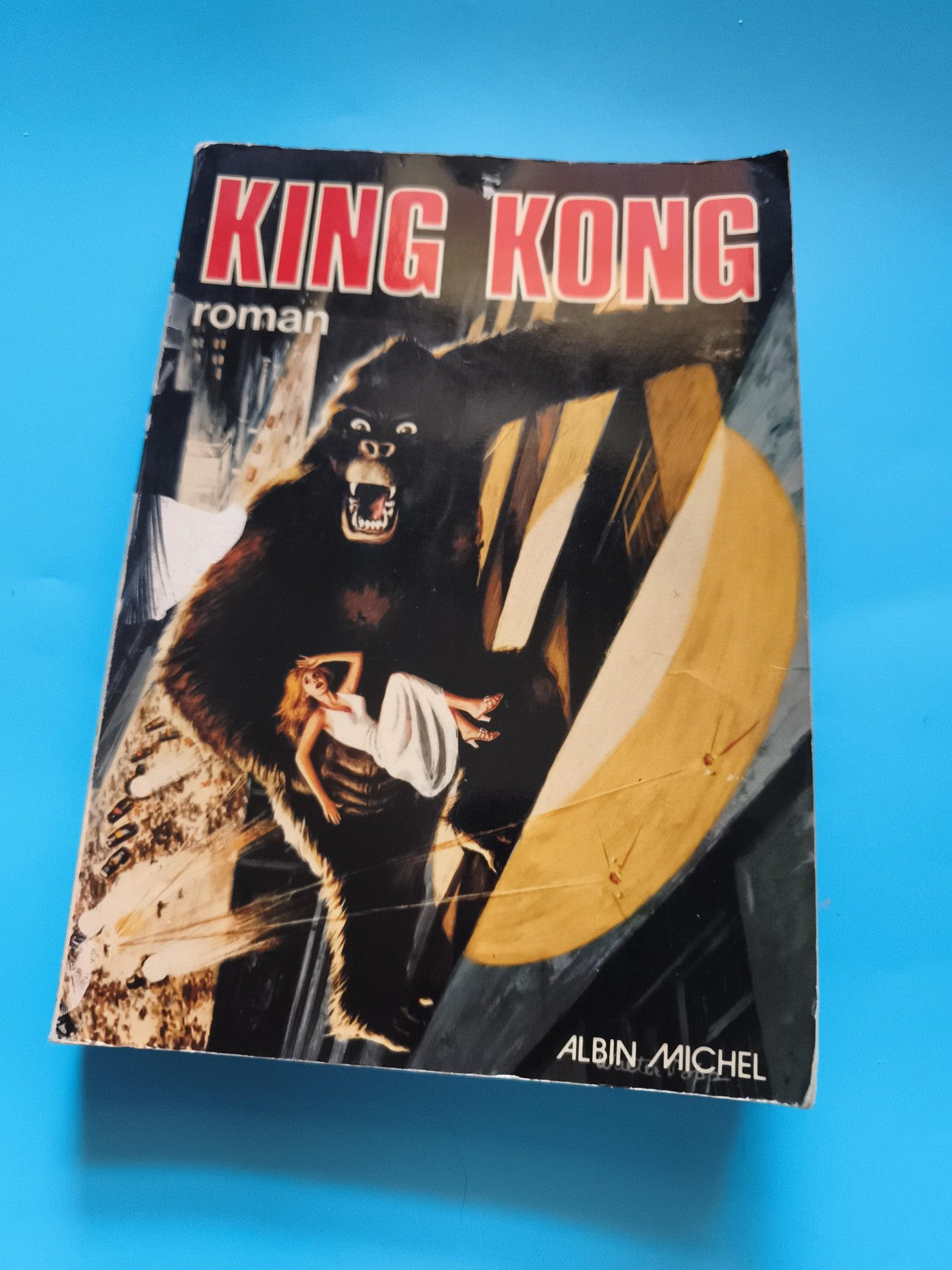 Livre King Kong roman Albin Michel couverture illustrée cinéma