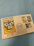 Ancienne enveloppe FDC Vietnam 1974 Journée aide internationale timbres illustré