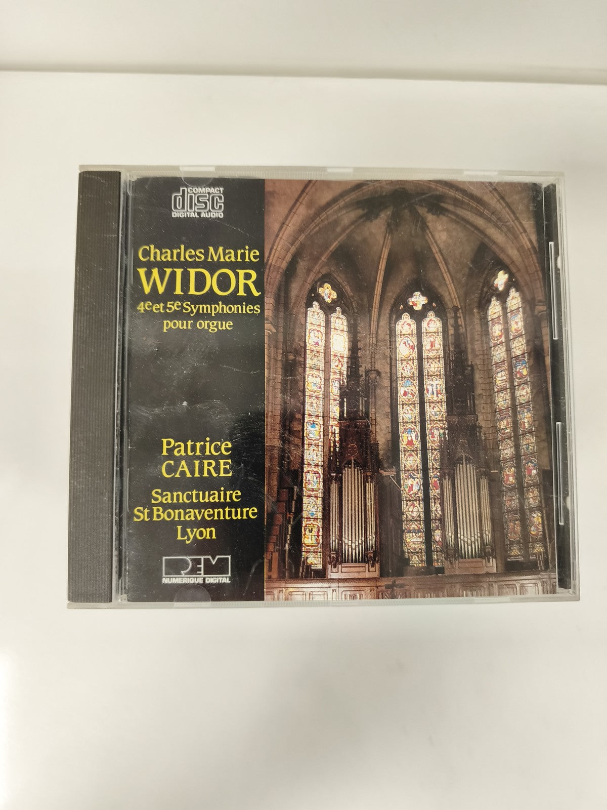 CD Charles Marie Widor 4e 5e Symphonies Orgue Patrice Caire Lyon St Bonaventure