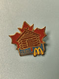 Vintage pin's McDonald's Québec feuille érable cabane collection fast food