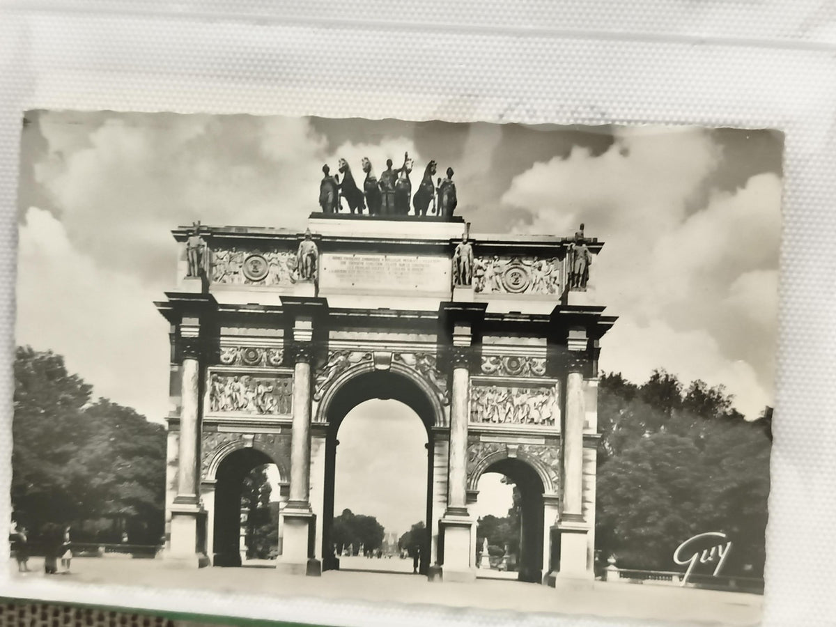 Carte postale ancienne Arc de Triomphe du Carrousel Paris photo vintage Guy CPA