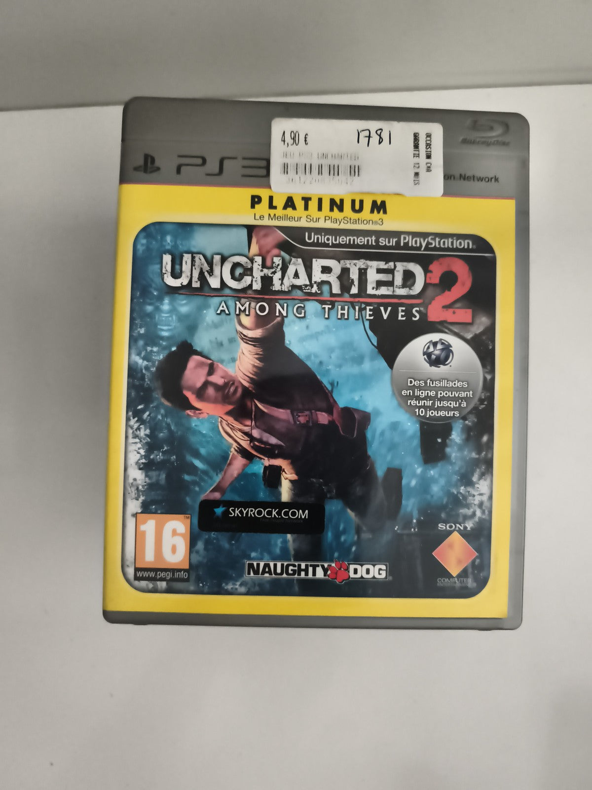 Jeu PS3 Uncharted 2 Among Thieves Platinum PlayStation 3 Naughty Dog