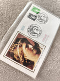 Lettre premier jour Sabine de David 1977 CEF Paris philatélie ancien FDC