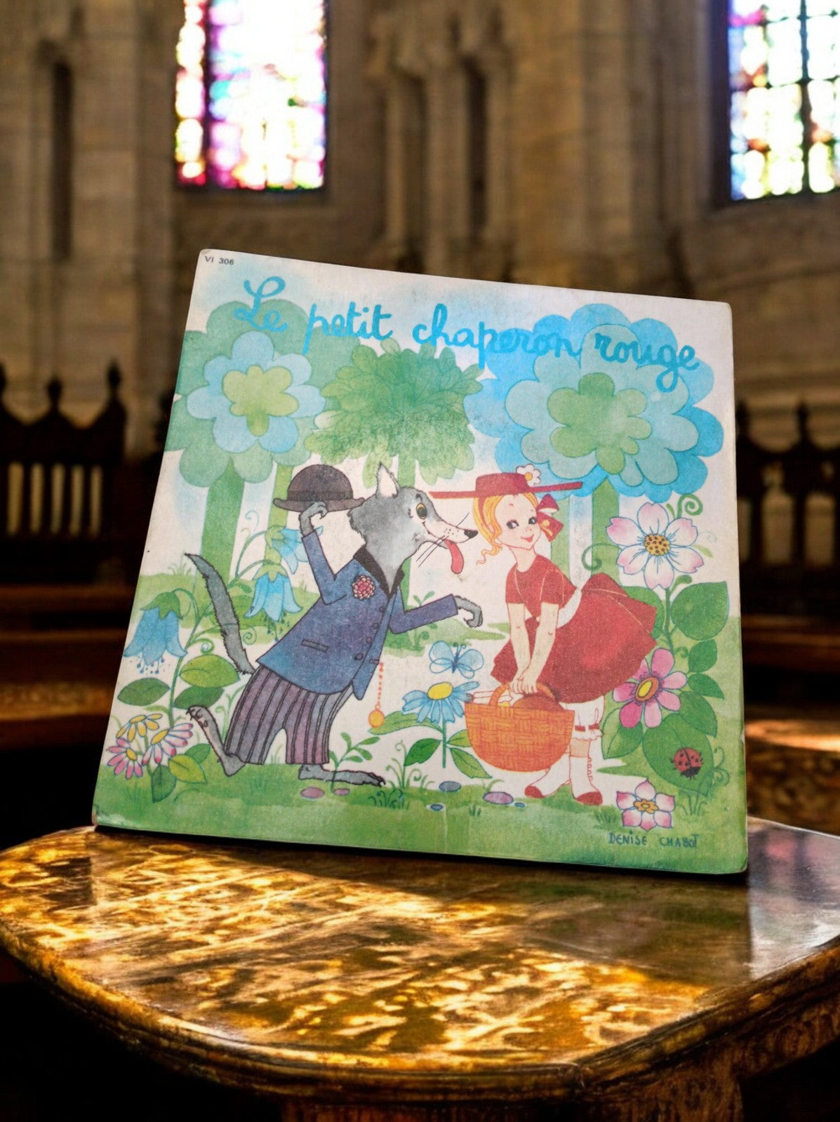Vinyle 45 tours vintage Le Petit Chaperon Rouge non testé