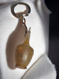 Porte-clés vintage amphore translucide rétro accessoire ancien déco