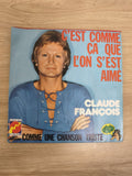 Vinyle 45T Claude François C'est comme ça que l'on s'est aimé + pochette couleur