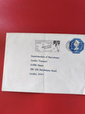 Enveloppe philatélie timbre Royaume-Uni 3p, cachet Robinson Crusoe Lewisham