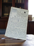 Lettre manuscrite ancienne 1944 Marseille Brasserie Basso correspondance guerre