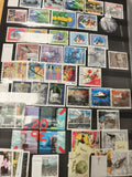 Timbres Suisse Helvetia oblitérés 2001-2004, motifs variés, philatélie thématiqu