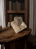 Pierre ancienne authentique déco vintage – forme brute minérale rétro