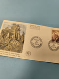 Enveloppe FDC Premier Jour Château de Joux 1965 avec timbre et cachet visible