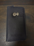 Portefeuille cuir rétro ancien, accessoire vintage élégant pour collectionneur