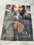 Poster Le Seigneur des Anneaux Retour du Roi Aragorn film cinéma déco
