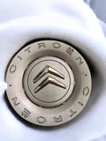 Enjoliveur Citroën ancien, cabochon central vintage, logo chevrons