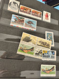 Lot anciens timbres USA oblitérés ? thématiques historiques, animaux, dinosaures