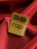 Pin's vintage M&M's Jeux Olympiques 1992, badge publicitaire ancien sponsor
