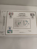 Feuillet philatélique CEF UNESCO 1980 timbres Premier Jour Paris