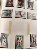 Timbres neufs Mauritanie anciens, Jeux Olympiques, art, 30f à 250f, vintage phil