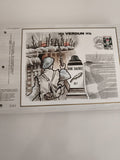 Feuillet CEF Verdun 1976 philatélie Voie Sacrée timbre 1F oblitéré WW1