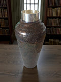 Vase ancien métal argenté Orfèvrerie de France style vintage