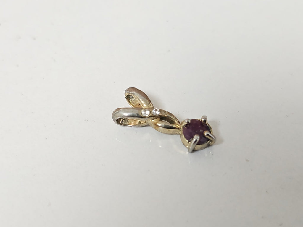 Vintage pendentif ancien plaqué or rétro rare collection bijou élégant occasion